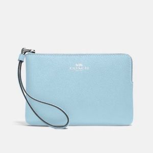 Coach Powder Blue Wristlet